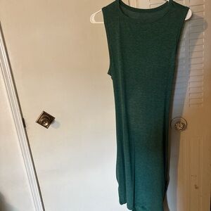 Source Unknown Green Midi Dress